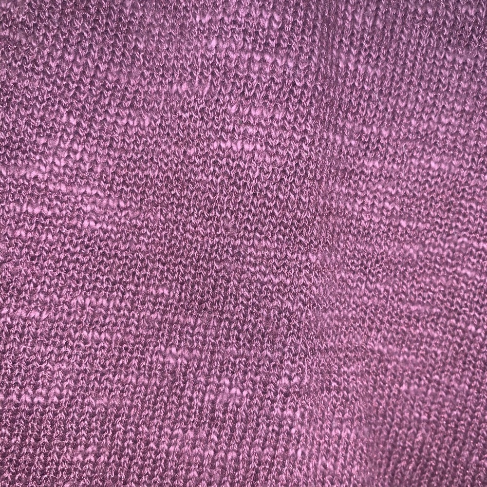 MADEWELL Marled Ellendale Sweater‎ Tee. Plum. COTTON LINEN BLEND. 3X - Picture 9 of 10